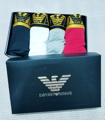 Armani Underwear(4 pairs)-045