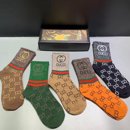 Gucci Socks(5 pairs)-378