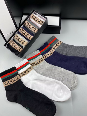 Gucci Socks(5 pairs)-377
