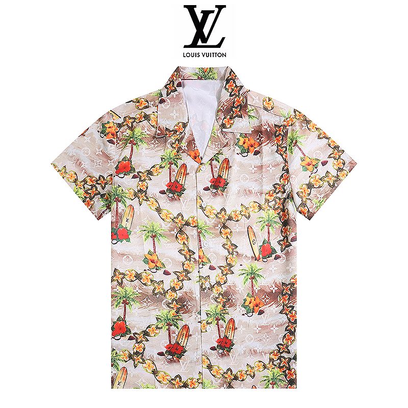 LV short shirt-139