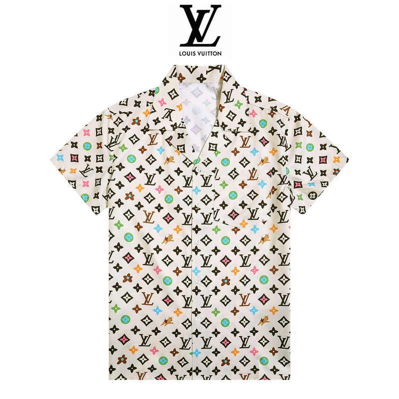 LV short shirt-144