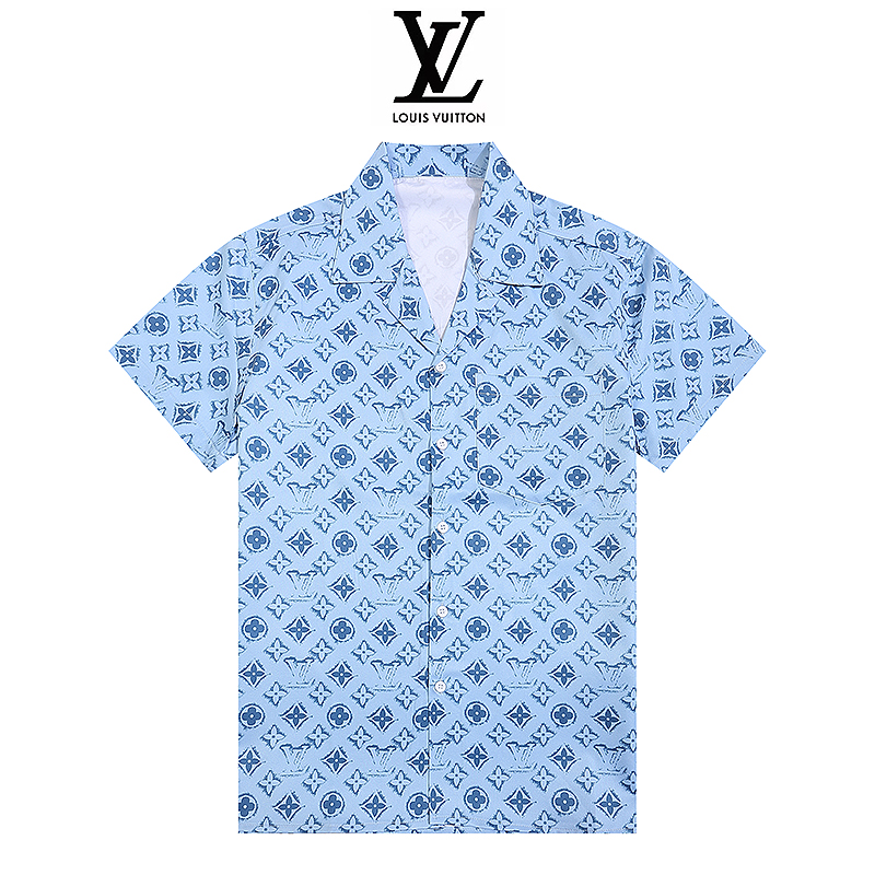 LV short shirt-146