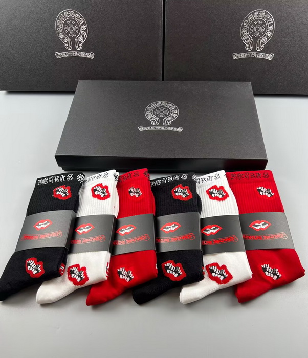 Chrome Hearts Socks(6 pairs)-002