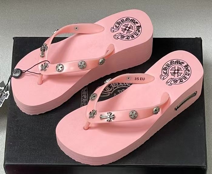 Chrome Hearts Slippers Women(AAA)-001