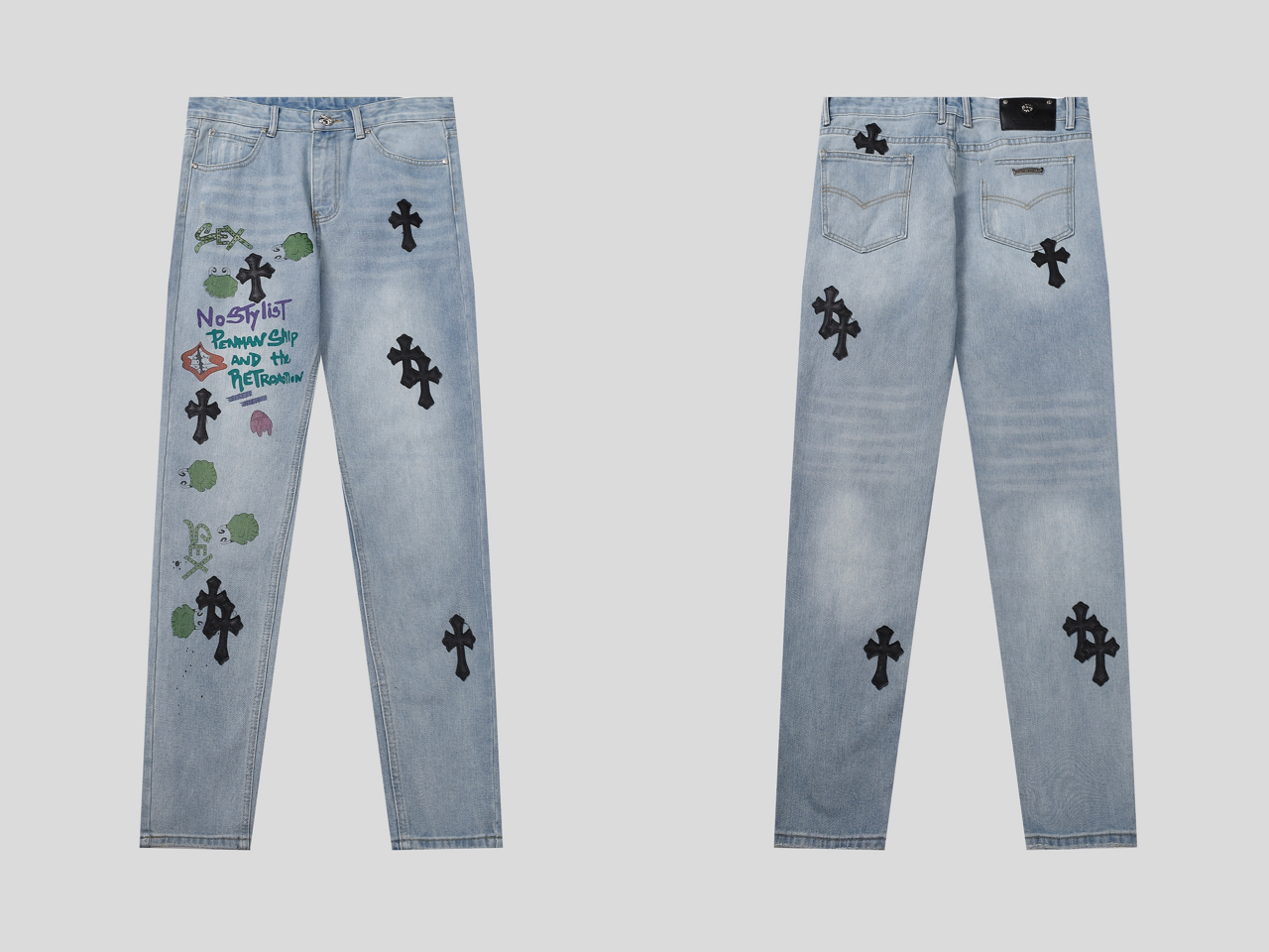 Chrome Hearts Jeans-110