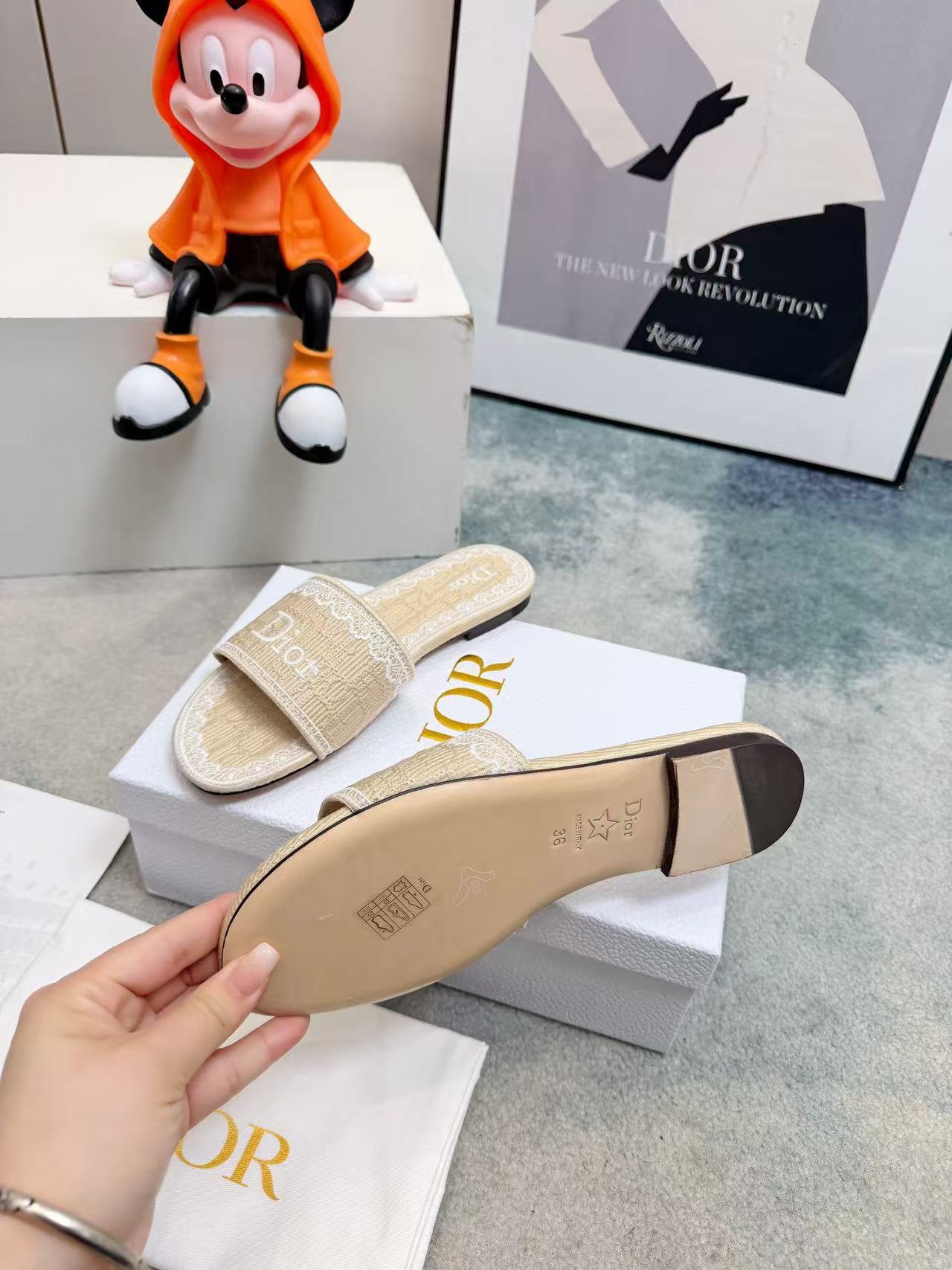 Dior Slippers Women(AAA)-075