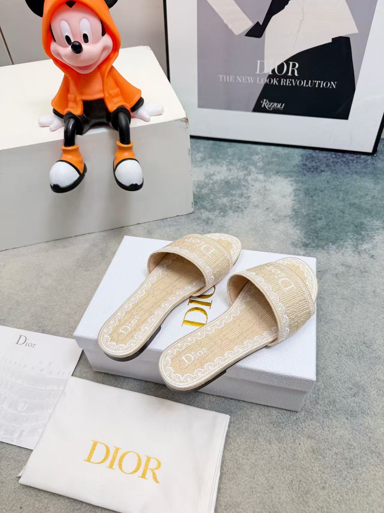 Dior Slippers Women(AAA)-075