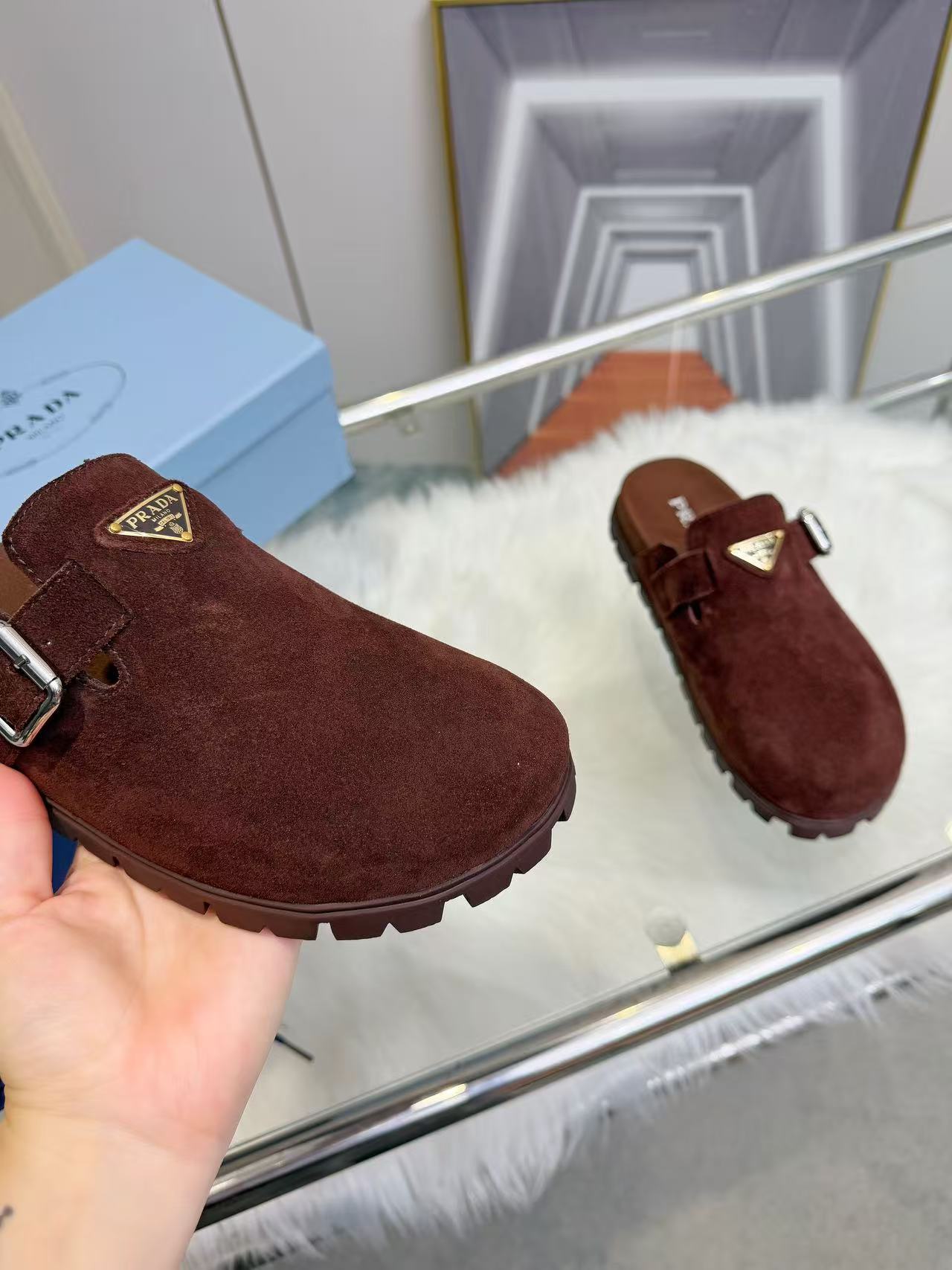 Prada Slippers Women(AAA)-027